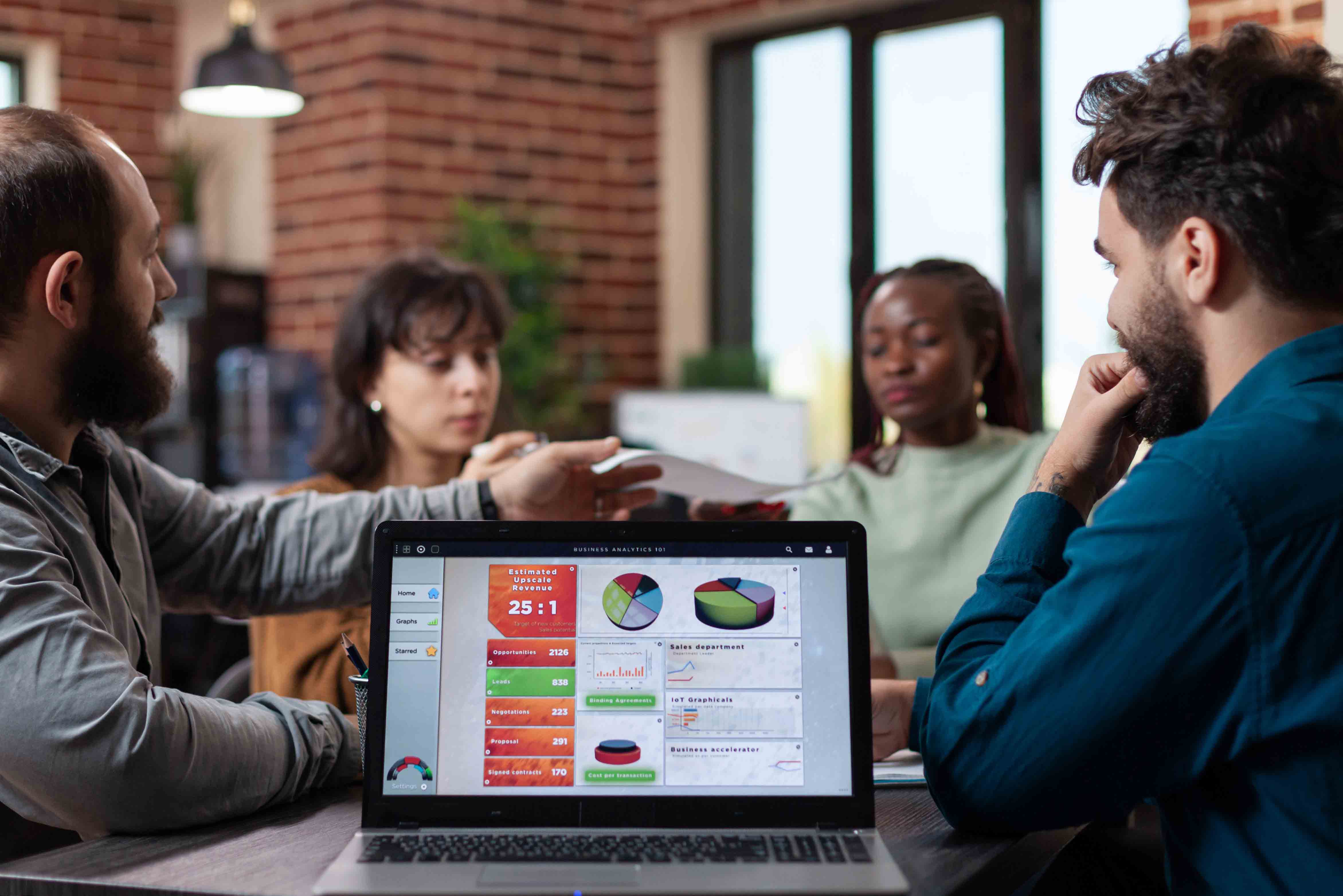 Sales team following up on missed call leads captured automatically